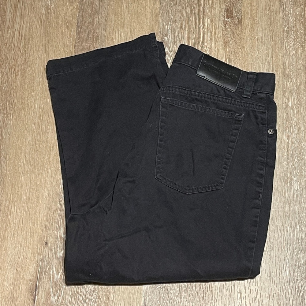 Lauren‎ Jeans Co. Ralph Lauren Black Cropped Pants Women's Size 10 EUC